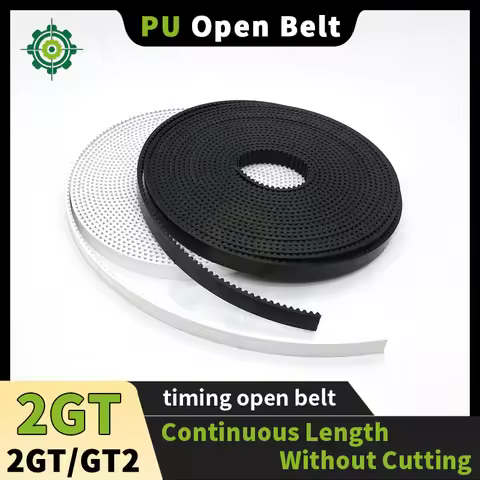 2GT Open Belt GT2 Timing Belt for 3D Printer 2GT Belt PU GT2 Belt 2GT 6mm 9mm 10mm 15mm Belt Polyure