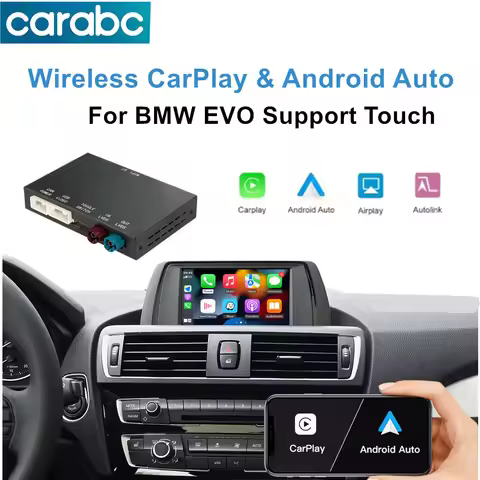 CARABC Wireless CarPlay For BMW EVO X1 X2 X3 X4 X5 F15 F85 X6 F16 F86 G01 Android Auto Mirror Link A