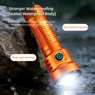[Ultra Bright] NEW N8 8*P35 LED Flashlight Super Bright 5 Modes Type-C Rechargeable 21700 Battery Wa