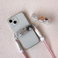 Cozy Kitty Snap Strap | Phone Lanyard Clip