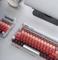 Bàn phím cơ 3 kiểu kết nối không dây bluetooth2.4G có dây Lofree Lipstick hotswap có đèn LED 84 phím
