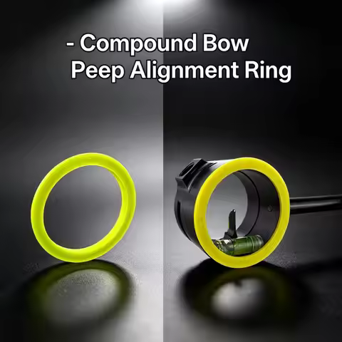 Fluorescent Peep Centering Ring for IQ 5 Pin Sight/ Trophy Ridge Digital React Sight/Axcel Sight/AV3