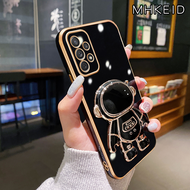 MHKEID Casing Ponsel untuk Samsung A72 5G A71 A70 A70s Case lucu kartun astronot dudukan ponsel Casi