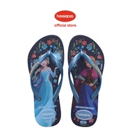 Havaianas Kids Slim Princess Flip Flops-Azul/Azul Lavanda