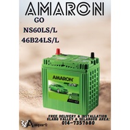 [ 46B24L | NS60LS / L ] Amaron Go | Car Battery Bateri Kereta | Estima  Waja Vios Civic Almera Iswar
