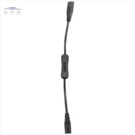 Power Extension Cord, Iec320 C7 to C8 Power Adapter Extension Cord with Switch Control with "8" Inte