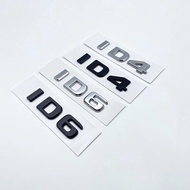 Glossy Black Letters Numbers Emblem ID4 ID6 GTX for Volkswagen Tailgate Emblem Letters Sticker Car T