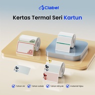 ‌Clabel Waterproof Cartoon Food Sticker Thermal Label Paper for Price & Name