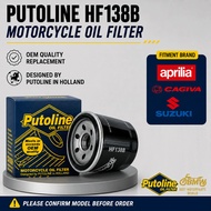 PUTOLINE HF138B Motorcycle Oil Filter｜For Suzuki Hayabusa V-Strom GSX-R Aprilia Benda Cagiva