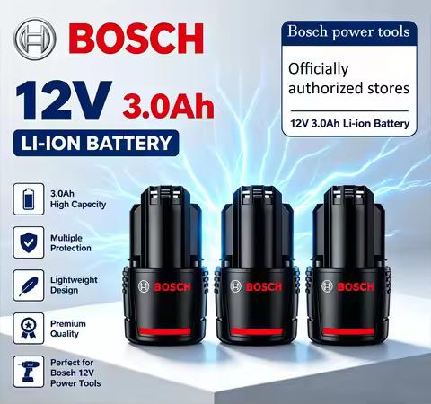 100% Original Bosch 12V 3.0Ah High‑Density Lithium‑ion Battery,BAT411 BAT411A BAT412 BAT412A BAT413W