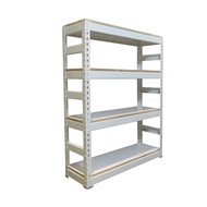 [特價]【空間特工】白色免螺絲角鋼書櫃-四層90x30x120cm