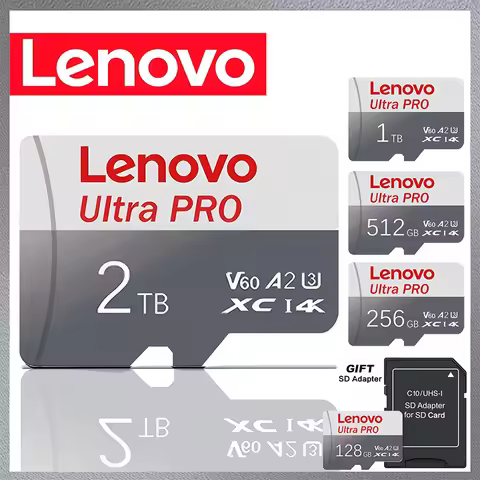 New Lenovo TF Memory Card 2TB 1TB 512GB High Speed Micro SD Card 256GB 128GB A2 V60 SD TF Flash Card