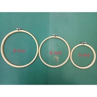 Bika Embroidery Bamboo Type / 4 inches, 5 inches, 6 inches, 7 inches, 8 inches, 9 inches & 10 inches