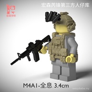 New Chinese Building Blocks Third Party Weapon Minifigure Military Accessories Weapon M4A1M16 Rifle 