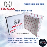 Honda City 2008-2024 / Honda Jazz 2008-2019 / Freed / Insight / CR-Z / HR-V / BRV / Civic / Fit A/C 