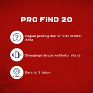 Minelab Pro Find 20 Aksesoris Metal dan Emas Detector - Waterproof