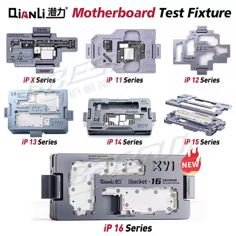 QIANLI iSocket for iPhone X XS 11 12 13 14 15 16 Pro max Motherboard Test For iPhone Double-Deck Mot