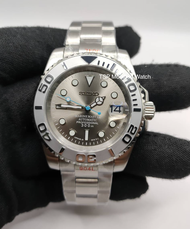 Seiko Mod Yacht Master Rhodium เข็มฟ้า