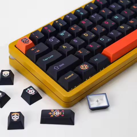 KBDiy GMK Mictlan Cherry Profile PBT Korean Keycap Custom Alice For MX Switch Aula Gaming 60 Mechani