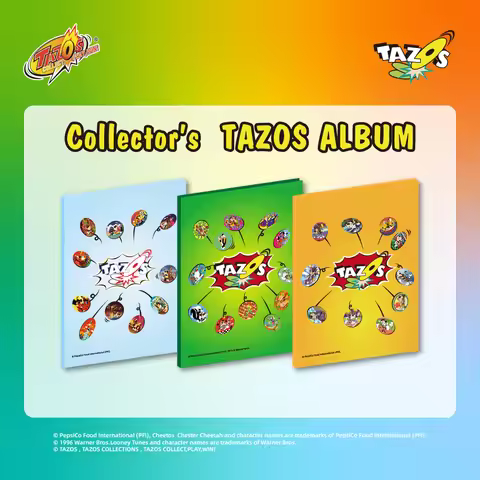 TAZOS Collections Chester Cheetah & Looney Tunes Album 1 2 & 3 (40/64/40) Full/Complete Set Flippo P