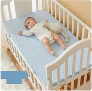 全城熱賣 - 兒童床單床墊套罩【120*60cm】【（尼采藍 ）陞級豆豆絨】 #