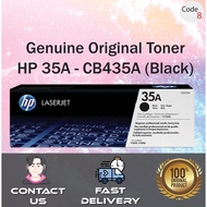 HP Genuine Original LaserJet Toner Cartridge - HP 35A - CB435A / CB 435A / 435A (Black)