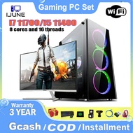 PROVISION Desktop Computer Set PC Full Set Intel Core i7 11700 i5 11400 With 8G 16G 32G RAM 240G 512