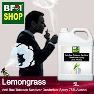 🧼🚬  (ABTSD1) Lemongrass Anti Bacterial Tobacco Sanitizer Deodorizer Spray - 75% Alcohol - 5L smoke ⭐⭐⭐⭐⭐