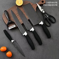 Kitchen Knife Set Stainless Steel 6Pcs Pisau Set/Set Pisau Multifungsi/High Quality Kitchen Knife Set/Kitchen Tools