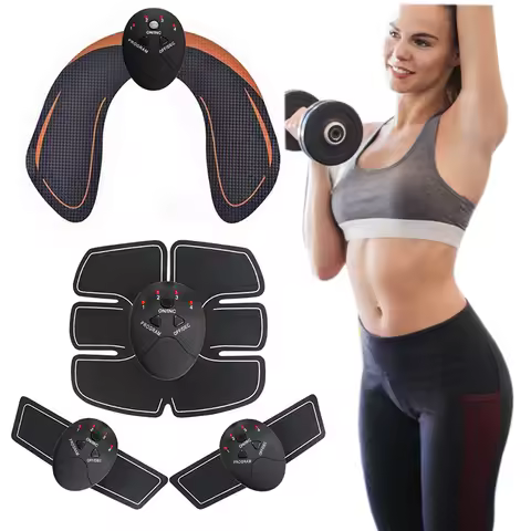 Abdominal Muscle Massager 6Pack and Hip Fitness ABS Arm Training Patches Muscle Exercise Instrument 