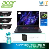 Acer Predator Helios Neo 16 PHN16-72-76R1 (Intel Core i7-14700HX/16GB-32GB RAM/1TB SSD/16"WQXGA/RTX4060 8GB/W11/2 Yr OnSite+ADP)