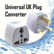 Universal Travel Plug 3-Pin To US UK Plug 2-Pin Socket Converter Adapter