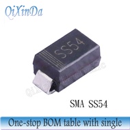 50PCS/LOT SS54 SR540 SMA SMB SMC SK54 S54B SMAF SMBF SS540 5A 40V DO-214AB Schottky Diode New and Or