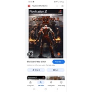 Set of 2 p s 2 god of war game discs 1 and 2