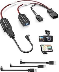 Pixelman GPS Charger Cable Adapter for Garmin(3-pin Type C),Compatible with Select Dodge RAM,Chrysle