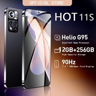 [Original New HP] Galaxy Hot 11s Phone Original Cheap HP 7.5 Inch Quality Assurance 12GB RAM + 512GB ROM Dual SIM Android 12 Smartphone Game Music Legal Real Promotion COD