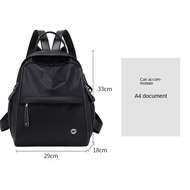HTB Large Capacity Nylon Waterproof Travel Backpack Anti-Theft SchoolBag