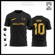 Jersey Malaysia Free Custom Nama + Nombor / Jersi Harimau Malaya