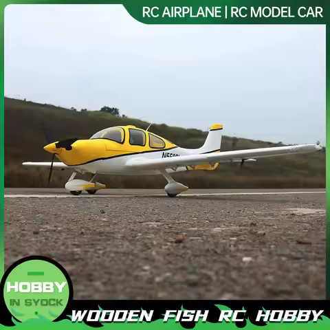 Dynam Sirui Sr22 Trainer 1400mm Wingspan Rc Plane Assembled Fixed Wing Model Foam Remote Control Air