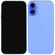 For iPhone 16 & 16 Plus Case With logo Black Dark Color Screen Non-Working Fake Dummy Display Model 
