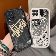 Casing For Compatible Realme 8 4G 8i Realme 8Pro 4G Trendy English Painting Silicone Cover Shockproo