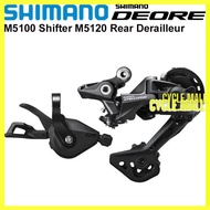 SHIMANO DEORE M5100 Groupset SL M5100 SHIFT LEVER + RD M5100 REAR DERAILLEUR MTB DEORE 11-SPEED SL+R