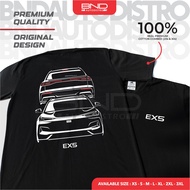 [BND] Geely EX5 F&R T-Shirt EX5 T-Shirt Premium Quality Electric Car T-Shirt