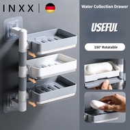 Drilling-Free Soap Holder Rotating Drain Soap Holder bathroom soap rack soap holder wall mounted