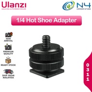 Camera Hot Shoe Mount to 1/4" Tripod Screw Adapter 0311 Flash Shoe Mount for DSLR Camera Rig Monitor