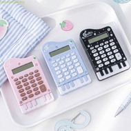 TRENDYSTYLE Piano Shape Calculator, ABS Portable Mini Calculator, High Beauty Musical Note Printed L