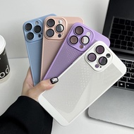 Cooling Phone Case With Camera Protector For iPhone 16e 16 15 14 Pro Max ip 16 Plus 5G Camera Glasse