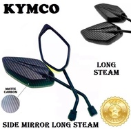 KYMCO VISAR 110 | Motorcycle Side Mirror Long Steam | Black Carbon | Accessories | COD