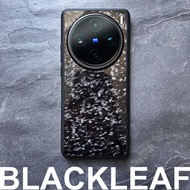 เคสโทรศัพท์คาร์บอนไฟเบอร์ Blackleaf สำหรับ Vivo X200Ultra 200Pro X100S Pro/X100 Ultra ป้องกันการตกหล