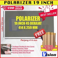 Polarizer Lcd 19 inch polariser lcd 19 inch 45 derajat polarized lcd